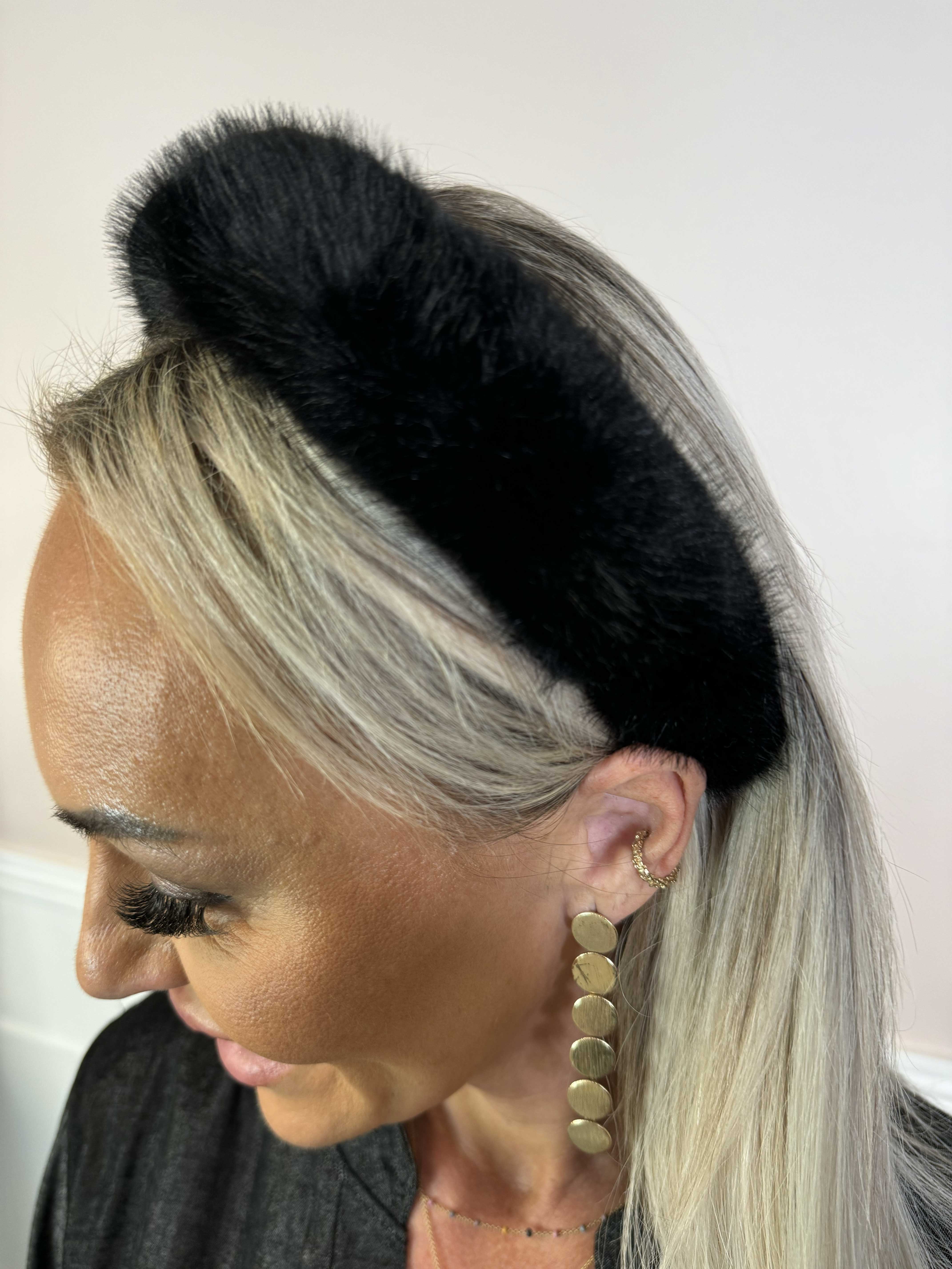 Bloom - Hårband med fuskpäls